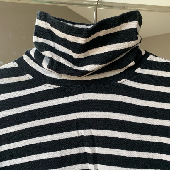J crew oversized striped turtleneck - Picture 3 of 4